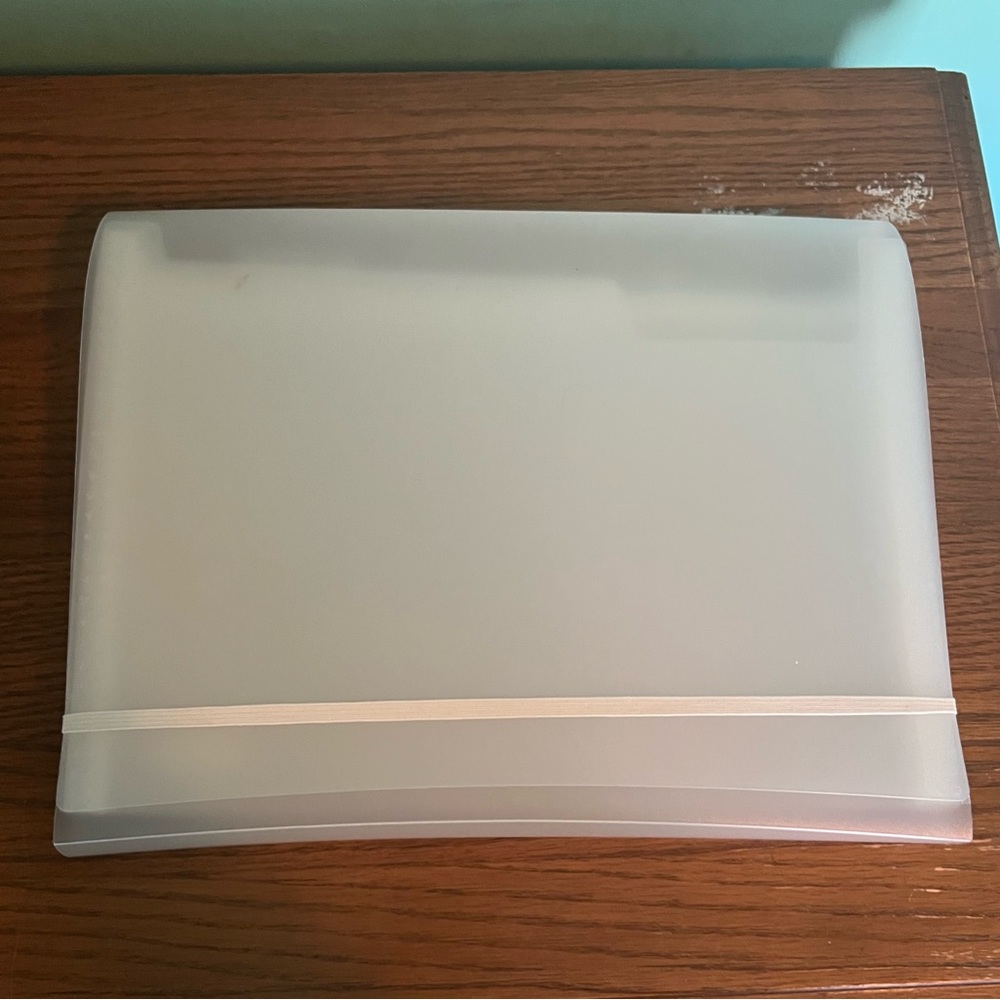 Plastic Clear Portfolio Accordion File- Office Supplies